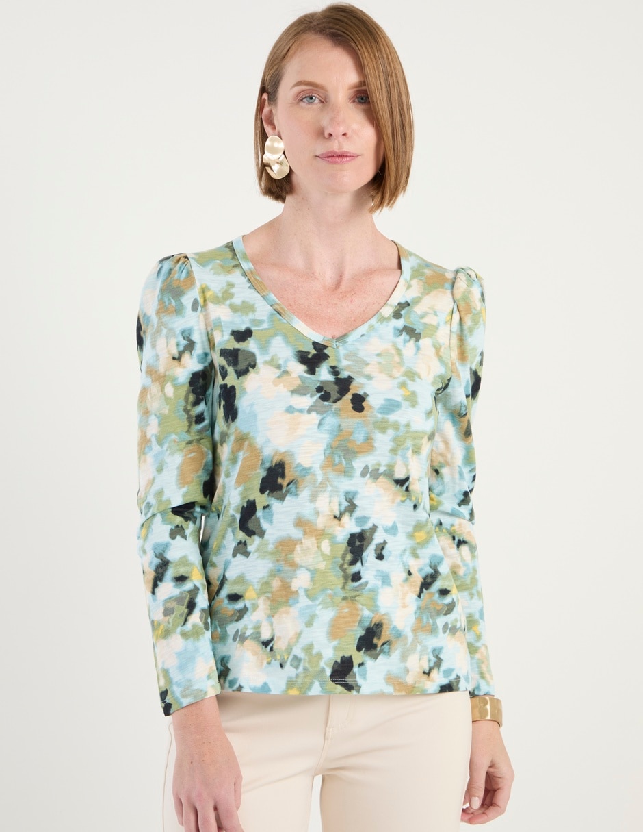 Blusa manga larga para mujer 1