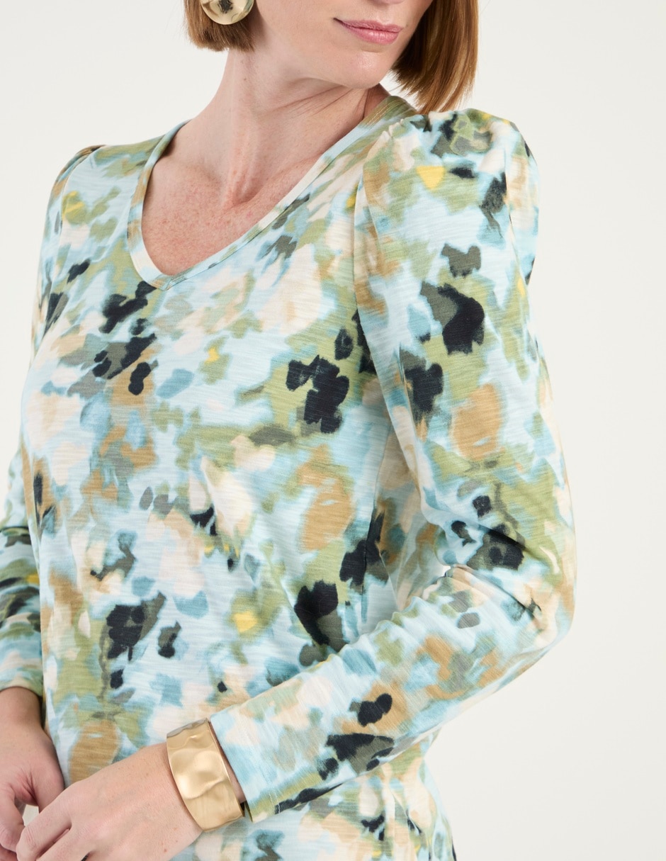 Blusa manga larga para mujer 7