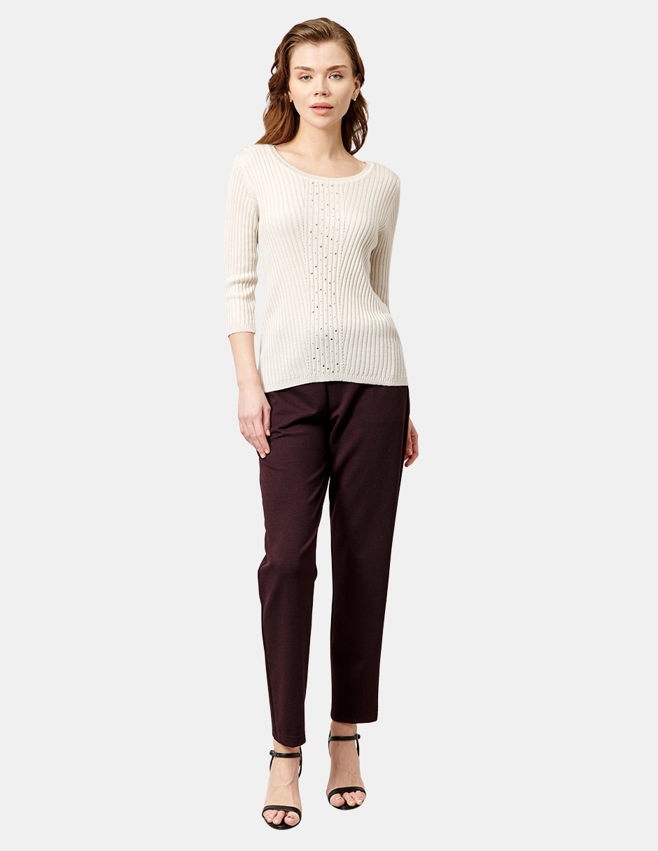 Blusa manga 3/4 para mujer