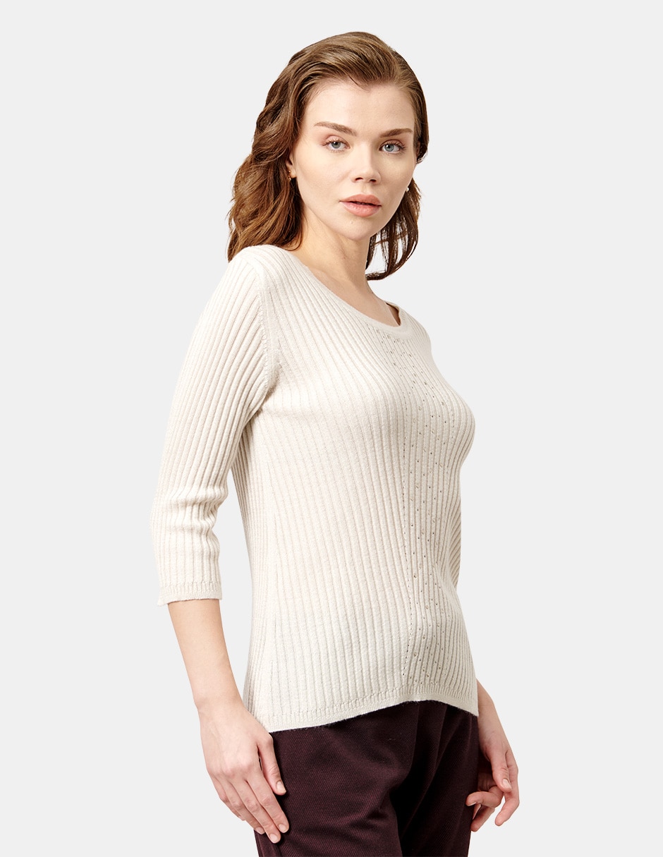 Blusa manga 3/4 para mujer
