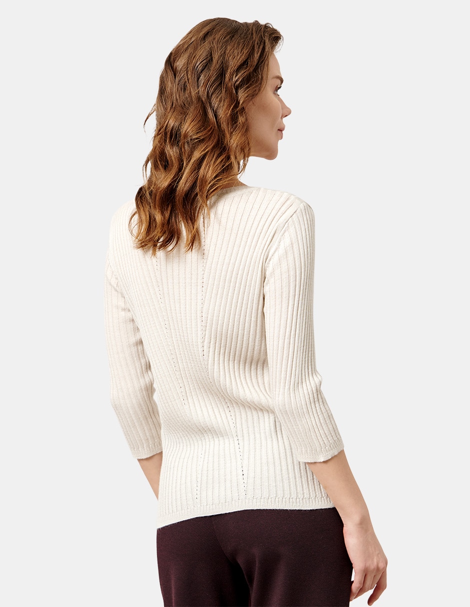 Blusa manga 3/4 para mujer