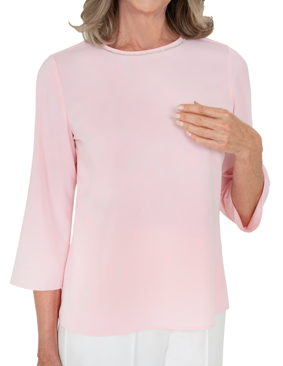 Blusa manga 3/4 para mujer 7