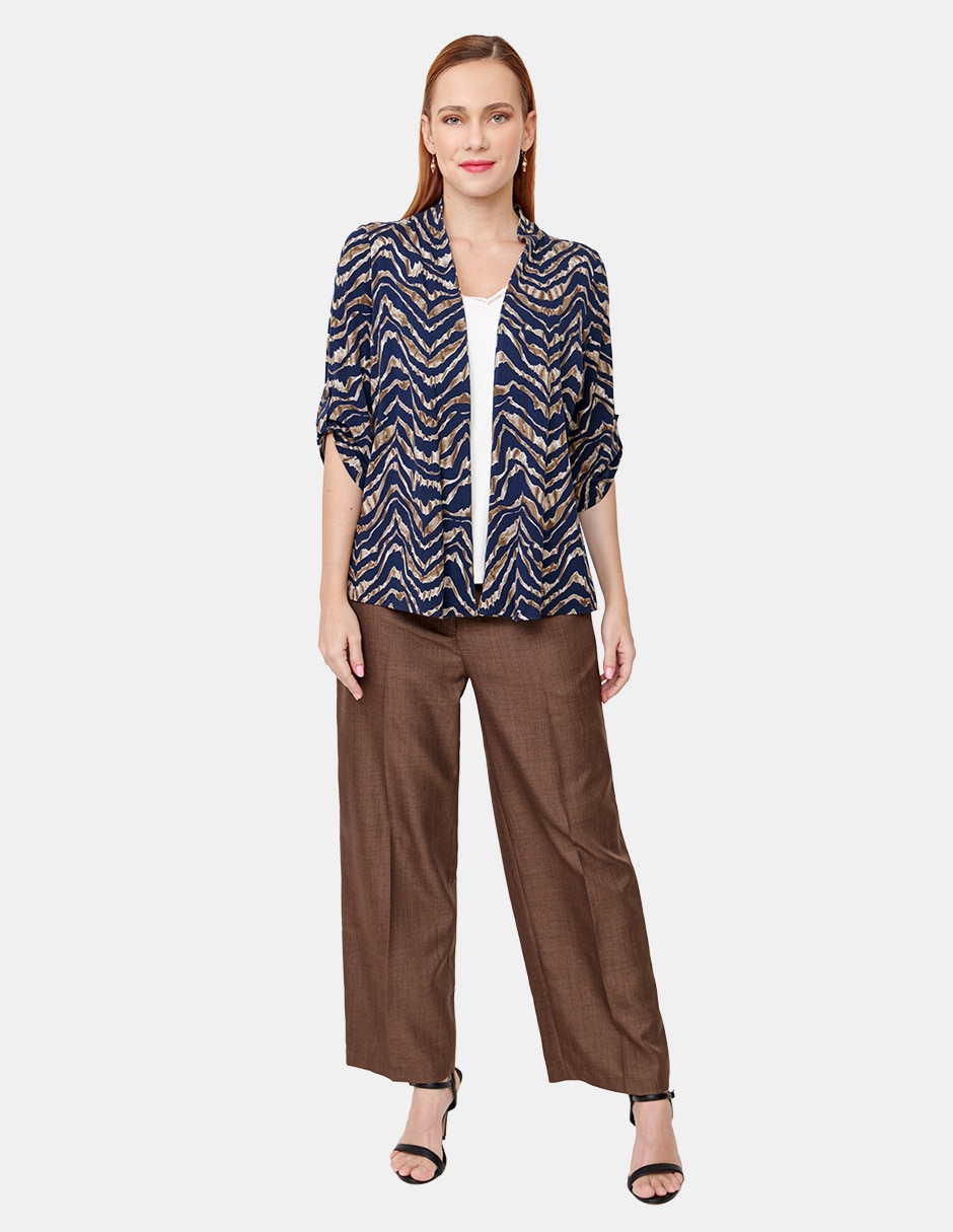 Blusa manga 3/4 para mujer