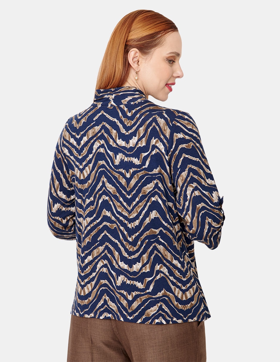 Blusa manga 3/4 para mujer