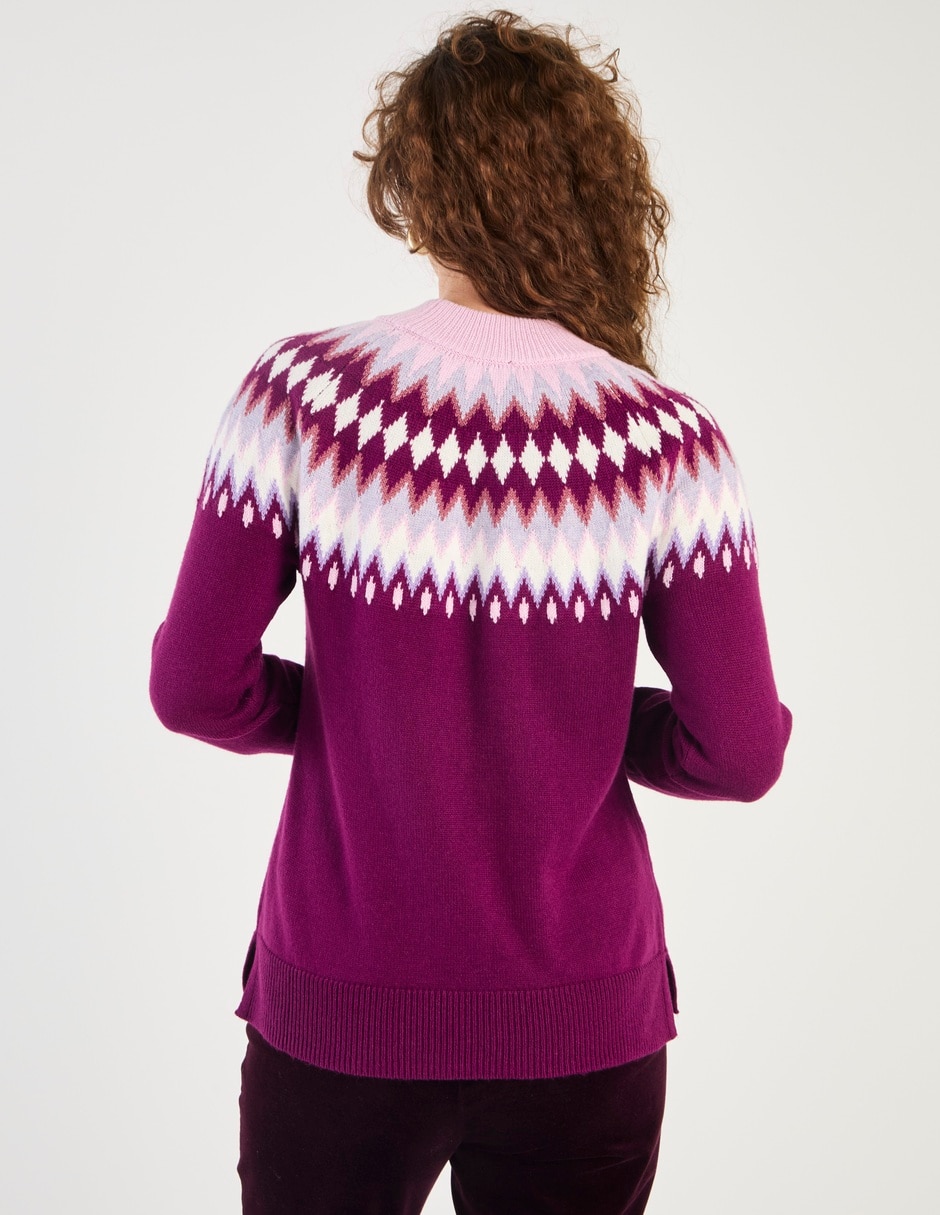 Suéter cuello redondo para mujer 5