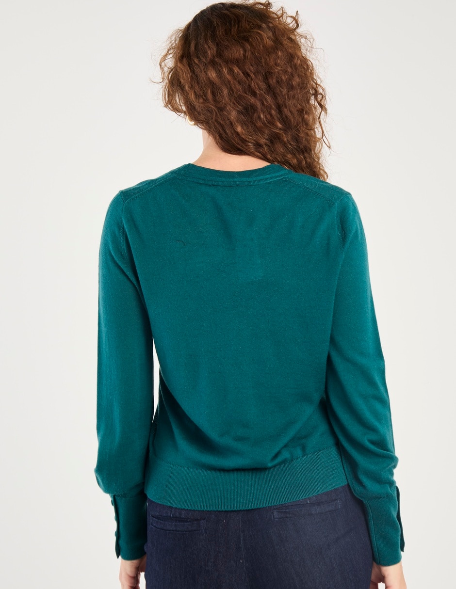 Suéter cuello v para mujer