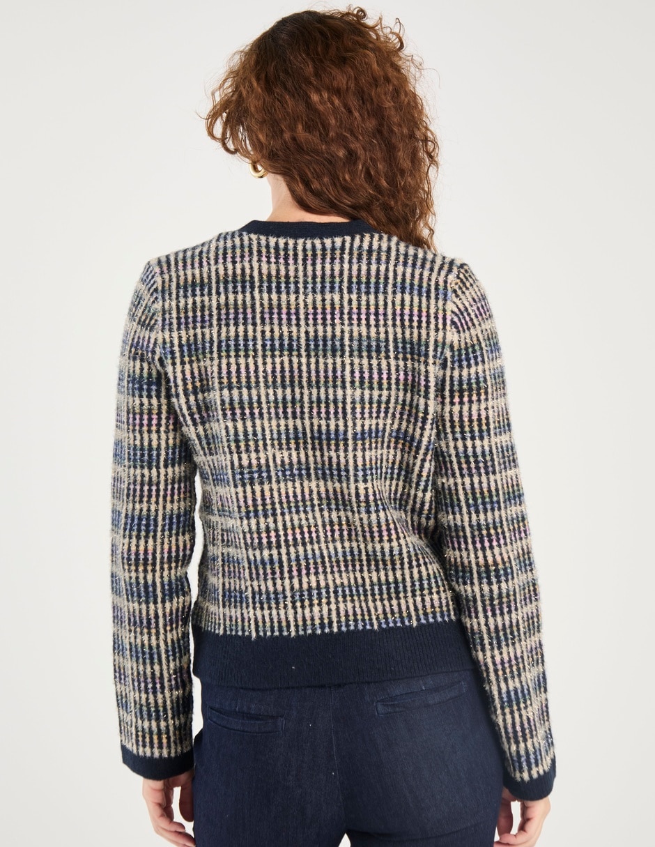 Suéter cuello redondo para mujer 6