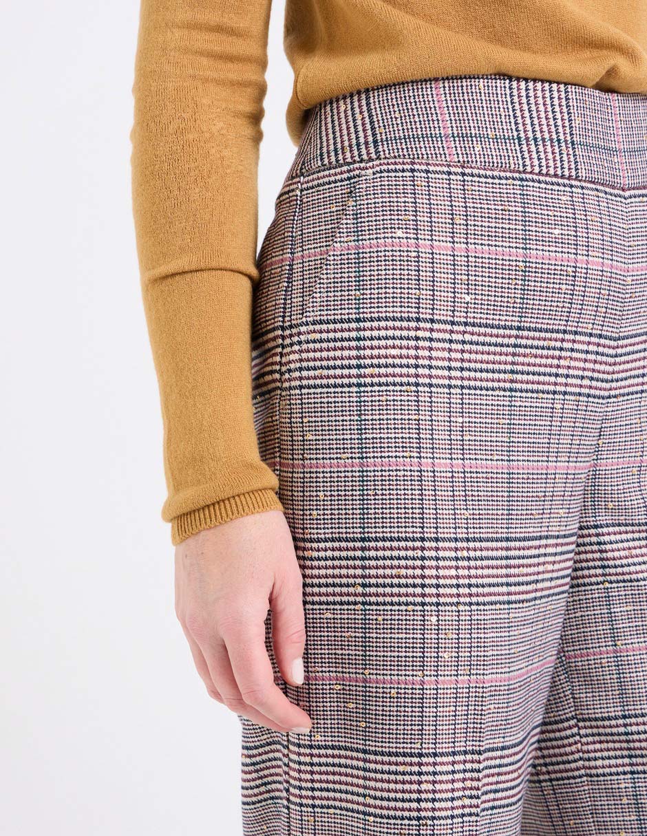 Pantalón de vestir wide leg para mujer