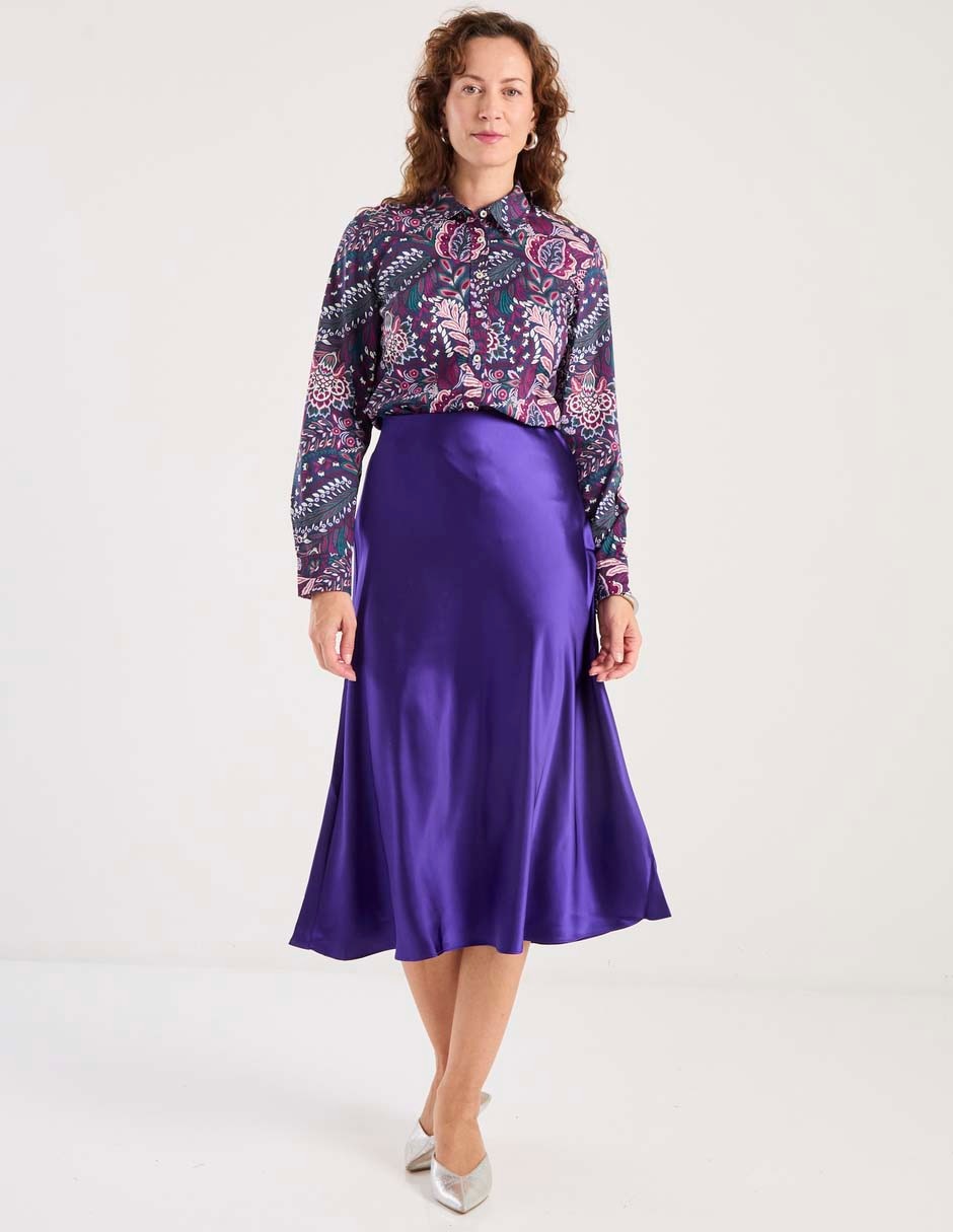 Blusa camisera manga larga para mujer 7