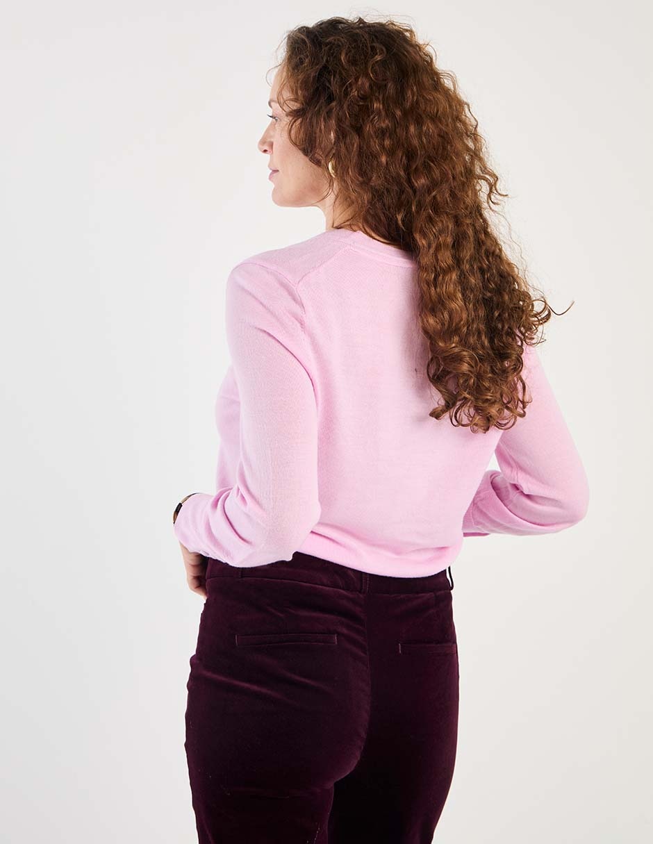 Suéter cuello redondo para mujer 6