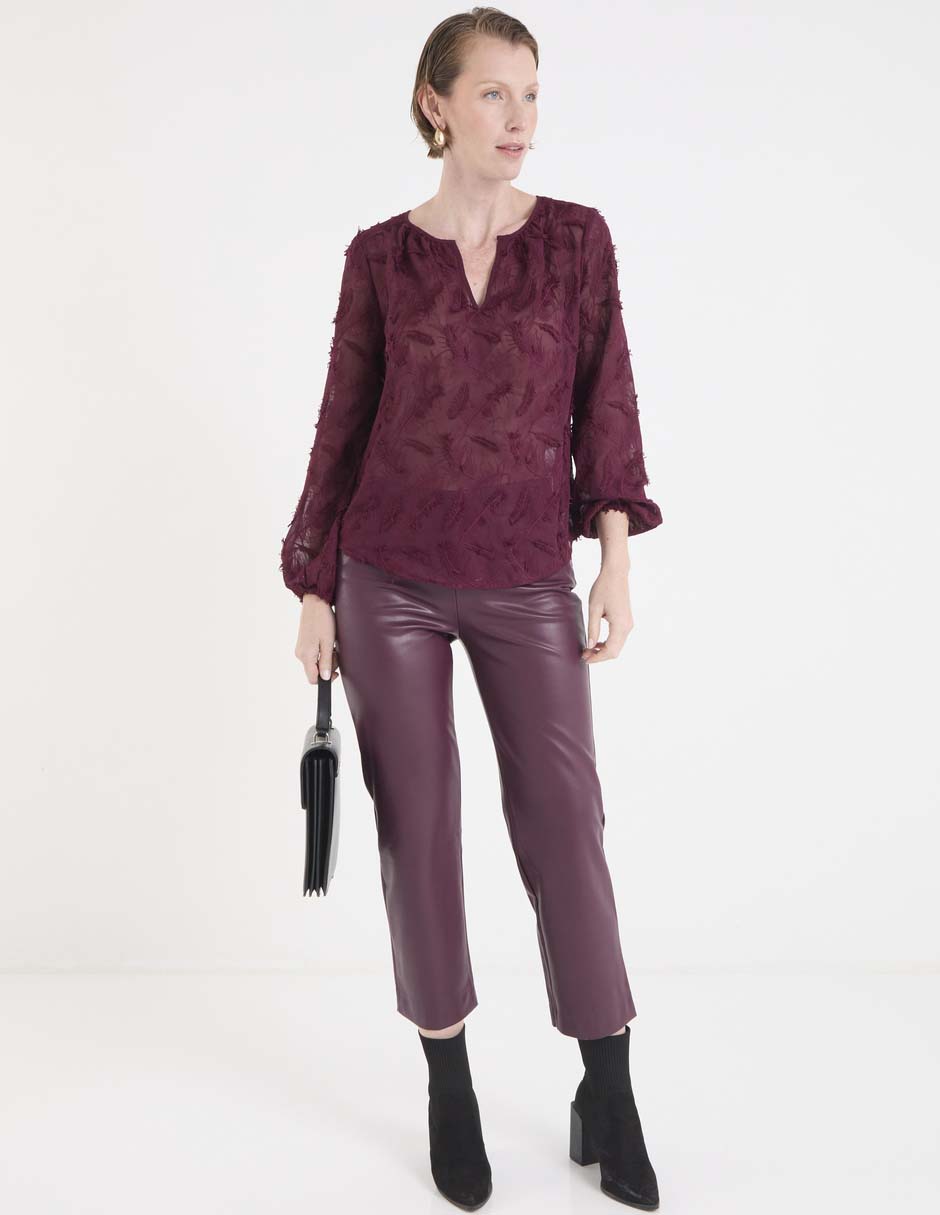 Pantalón capri straight para mujer 6