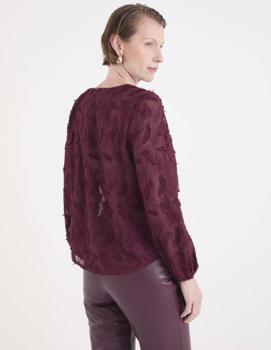 Blusa manga larga para mujer 5