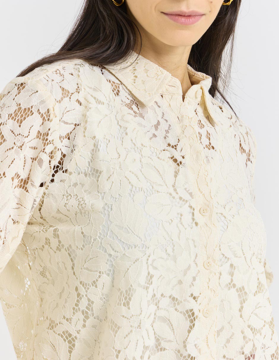 Blusa camisera manga larga para mujer 7