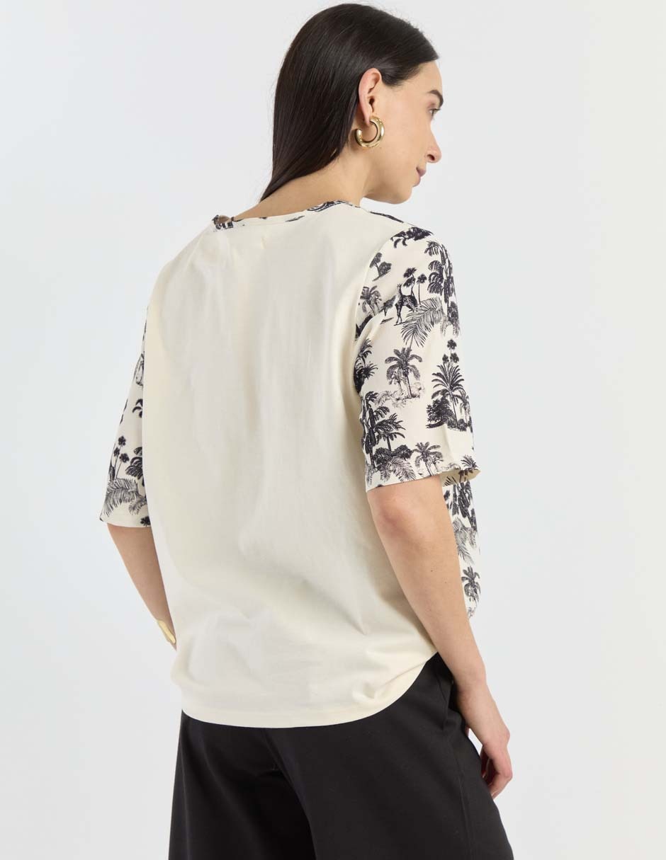 Blusa manga al codo para mujer 2