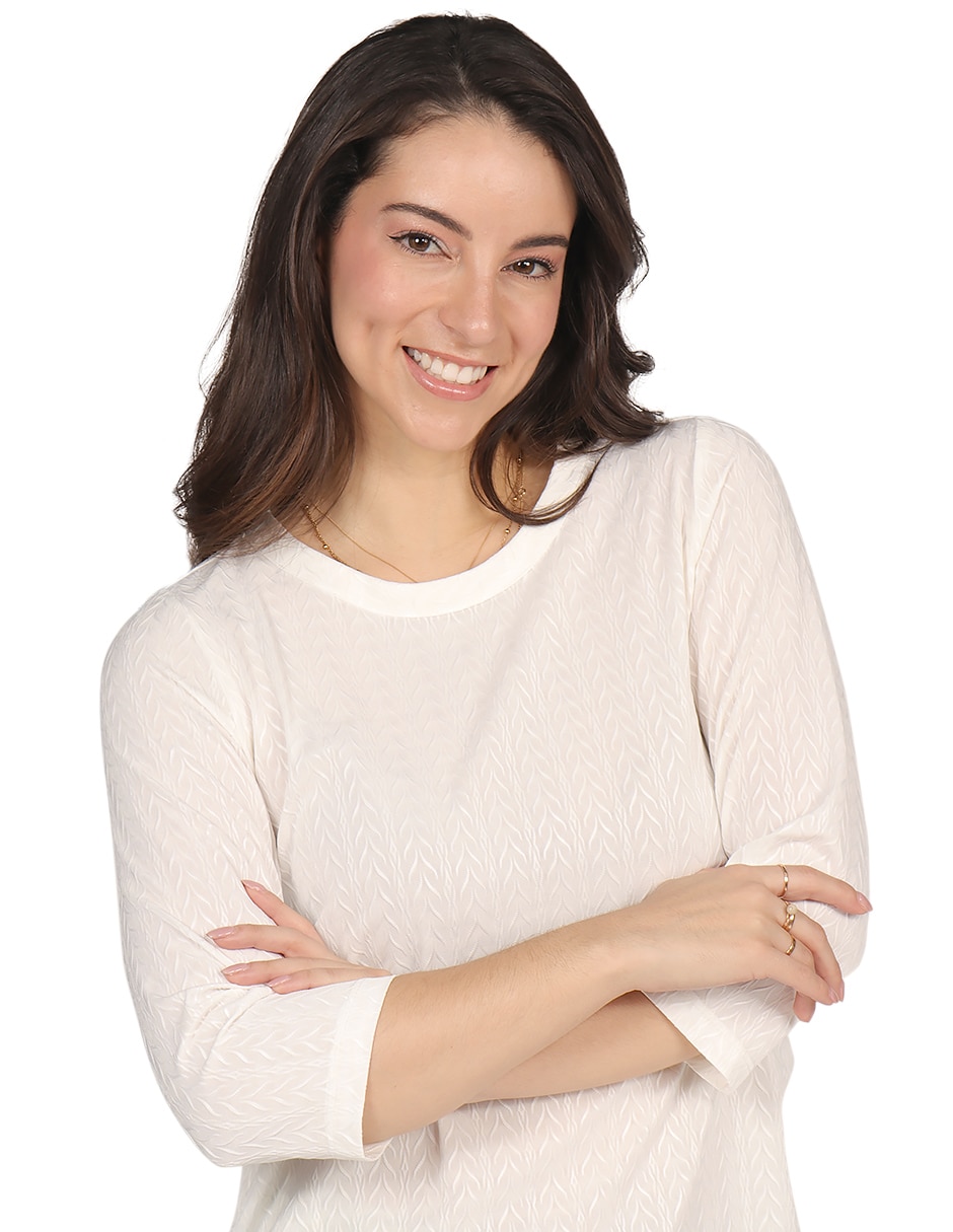 Blusa manga 3/4 para mujer 5