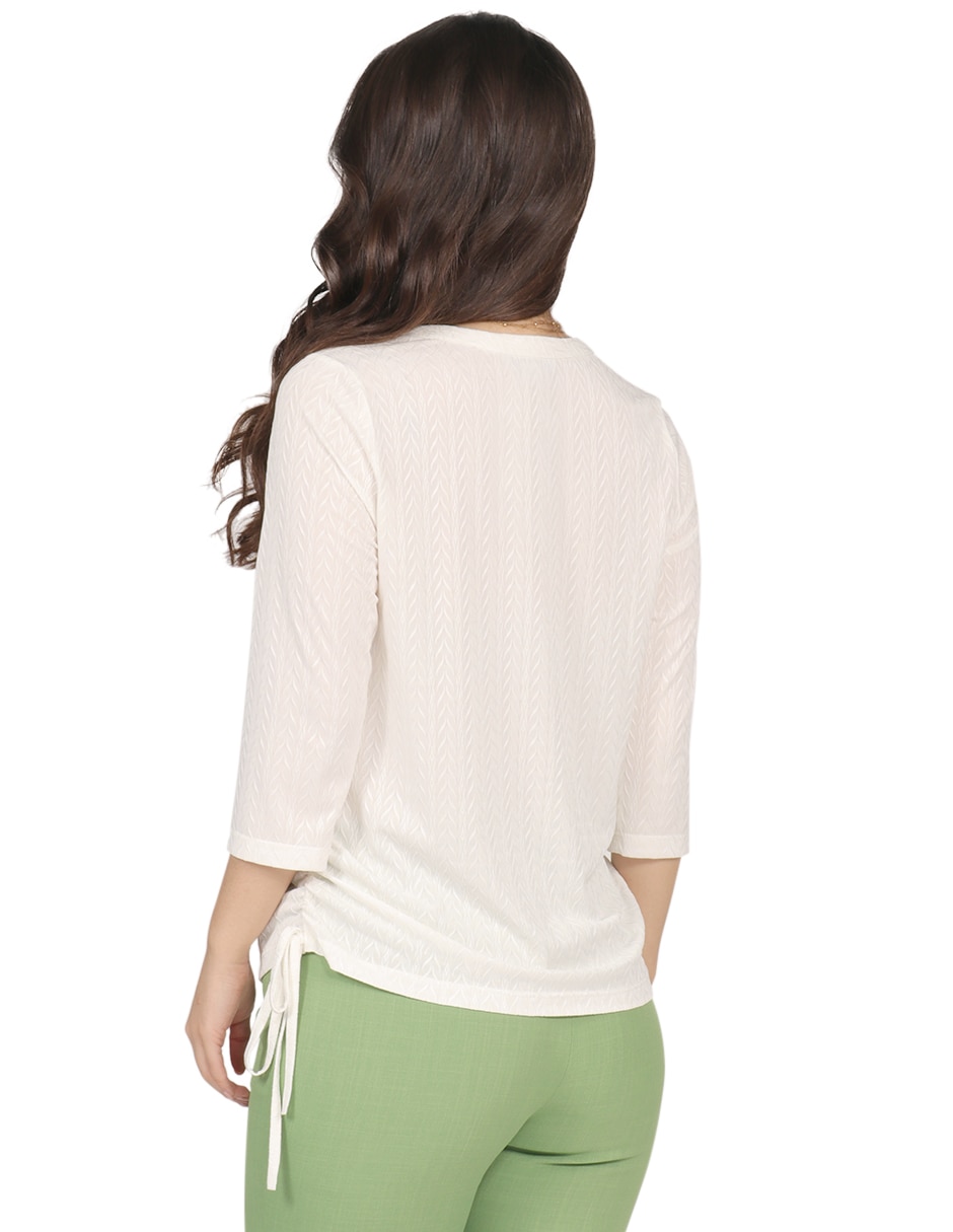 Blusa manga 3/4 para mujer 6