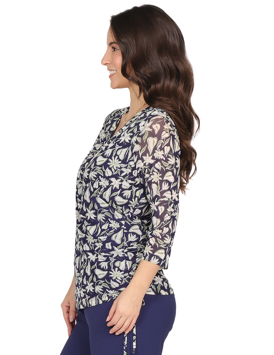 Blusa manga 3/4 para mujer 3