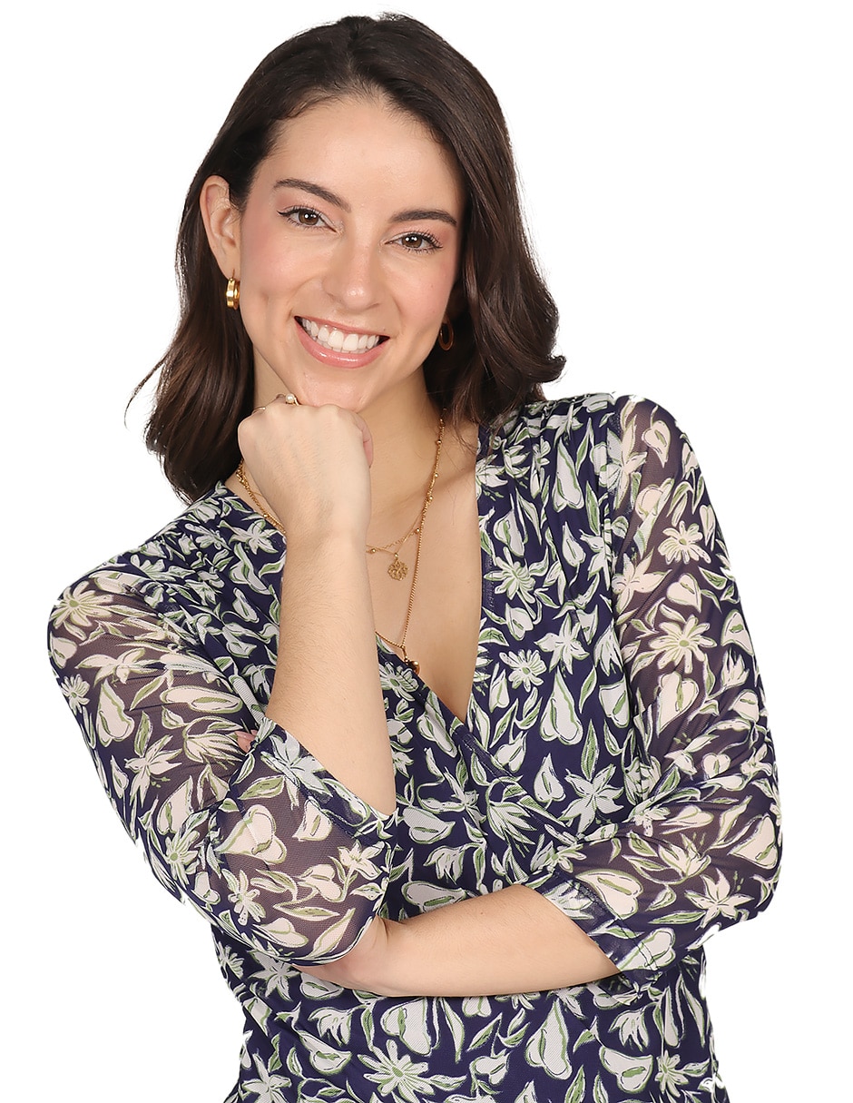 Blusa manga 3/4 para mujer 5