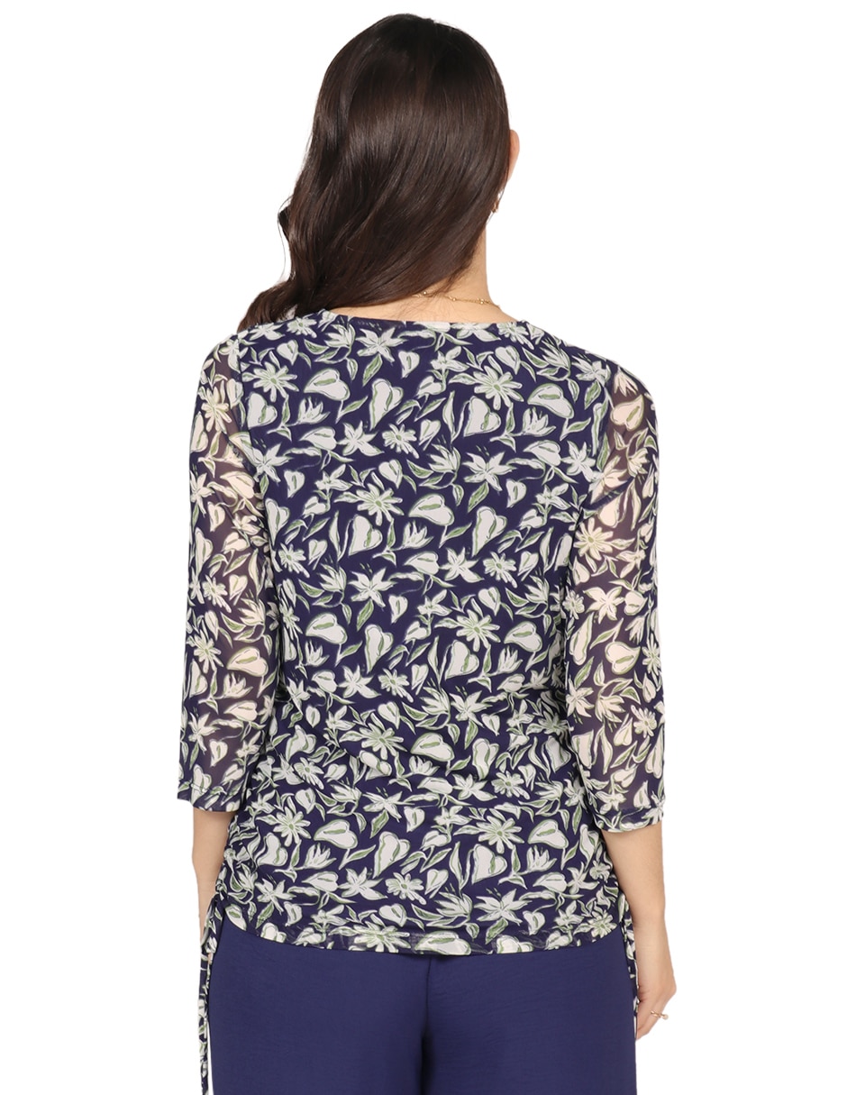 Blusa manga 3/4 para mujer 6