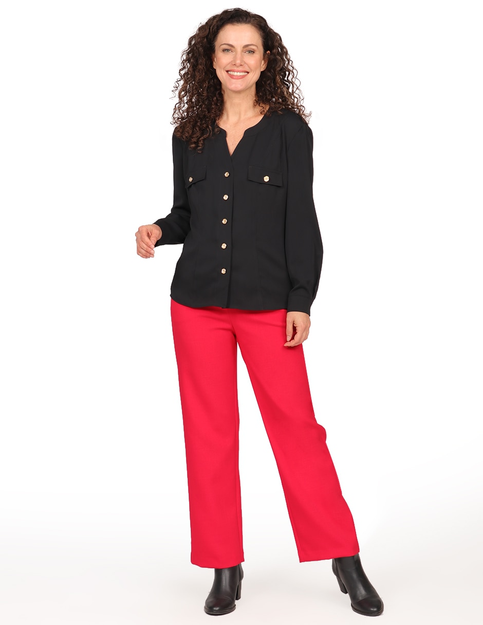 Blusa Duplan manga larga para mujer