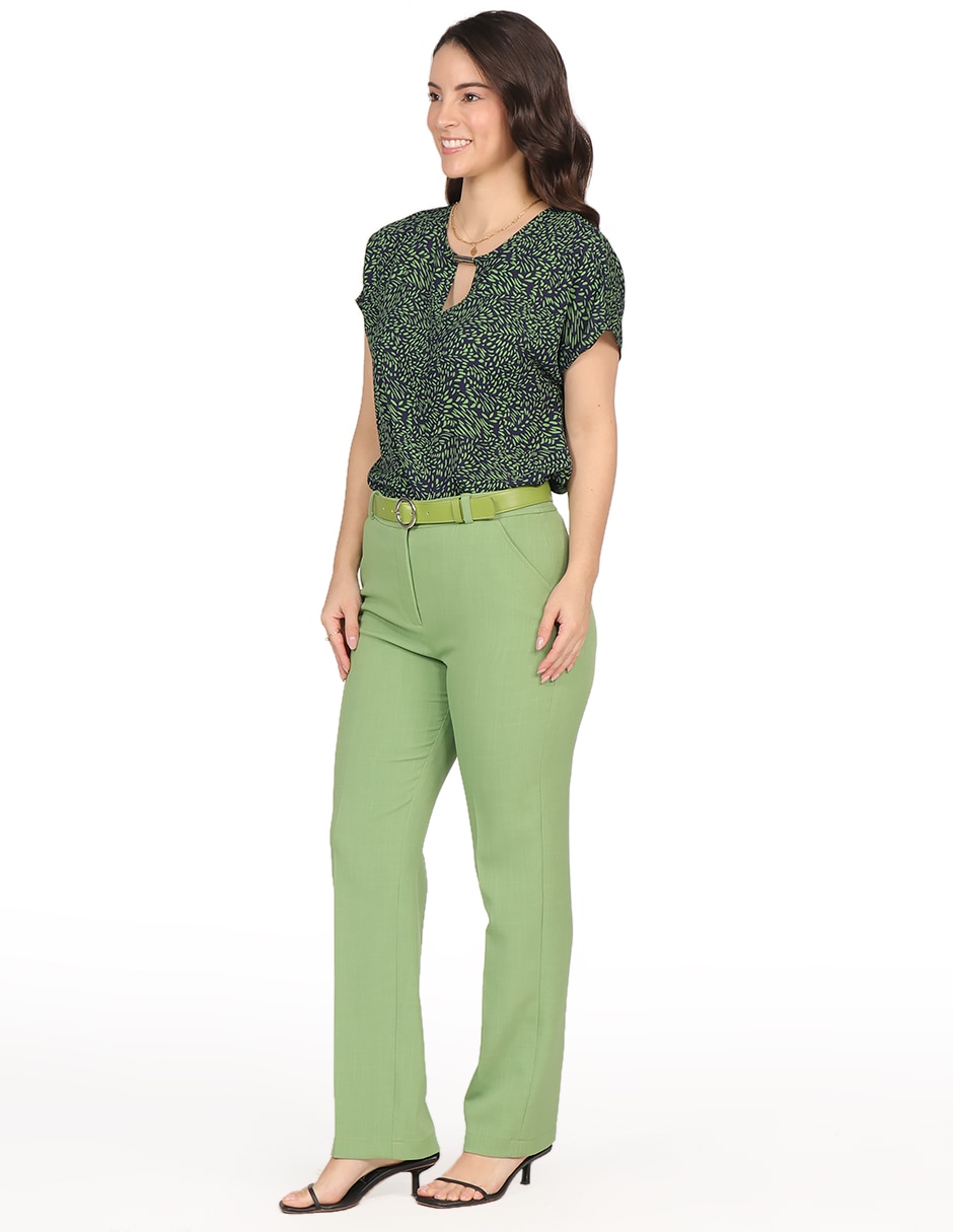 Pantalón chino slim para mujer 2