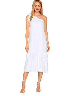 Vestido midi casual J&B spiral para mujer