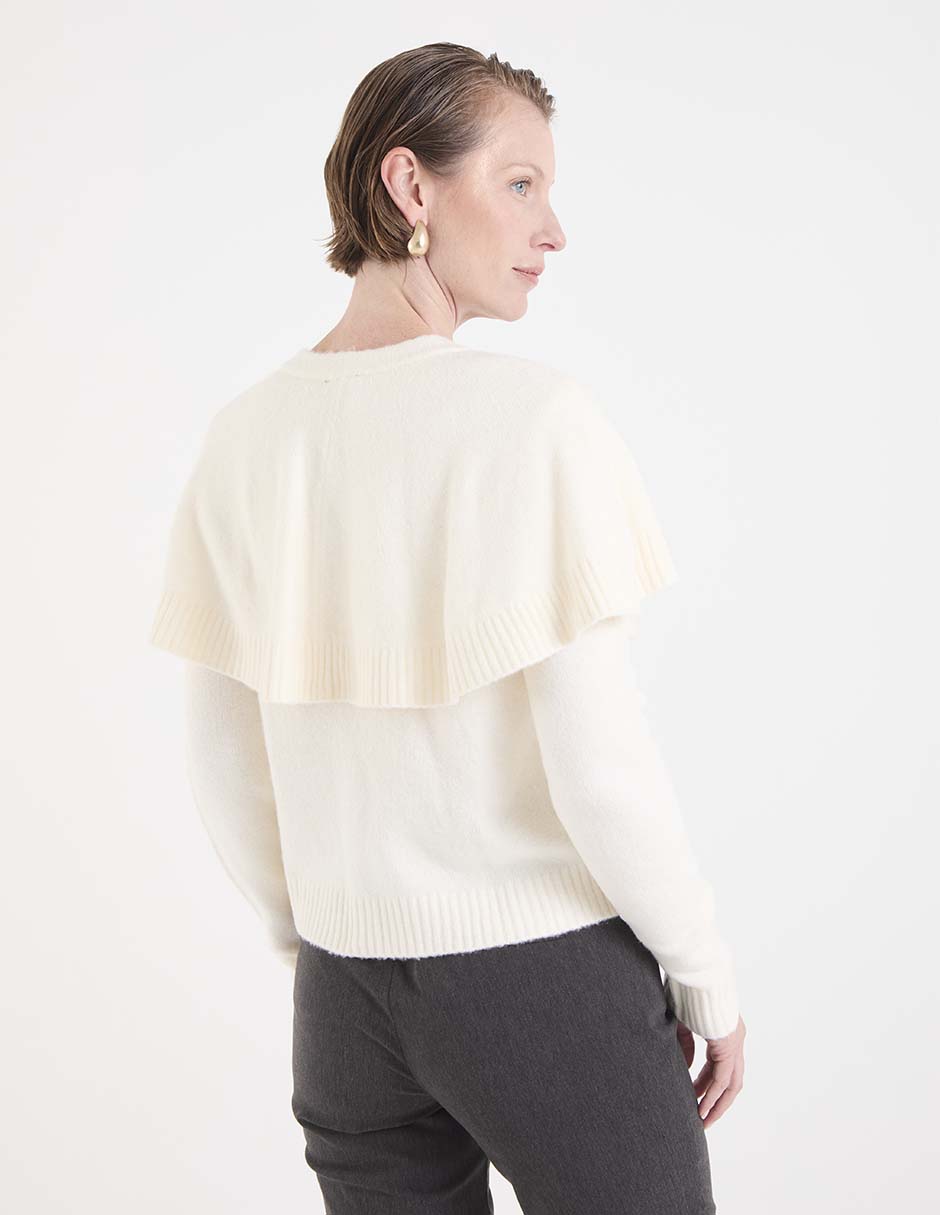 Suéter cuello redondo para mujer 5