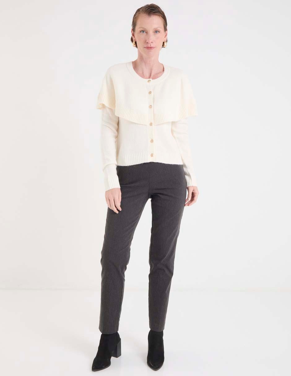 Suéter cuello redondo para mujer 6