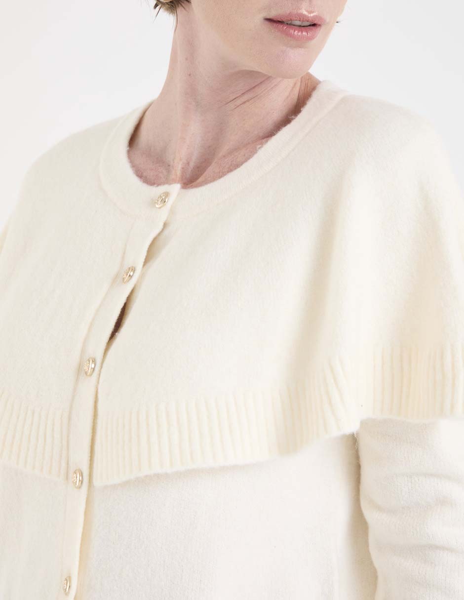 Suéter cuello redondo para mujer 7