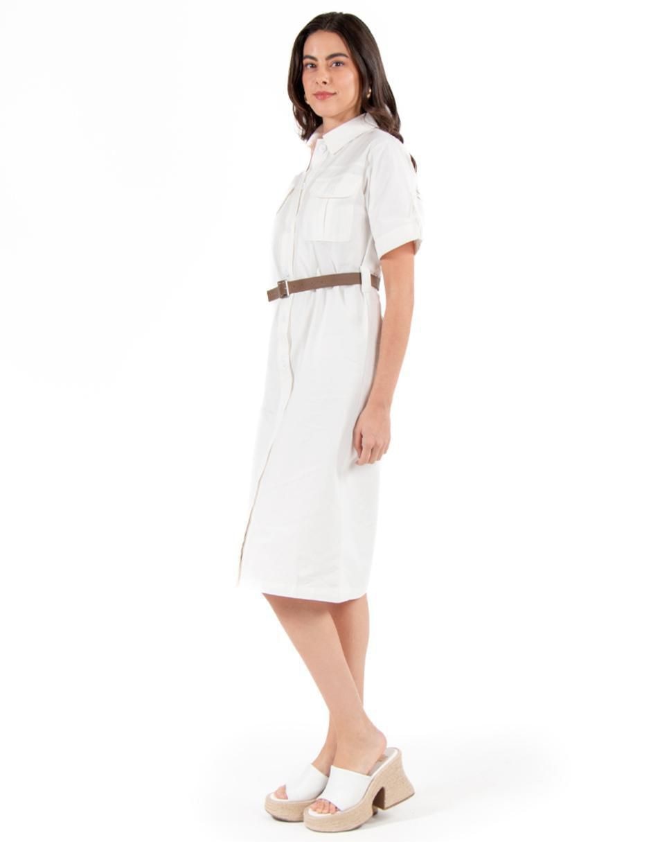 Vestido a la rodilla casual para mujer