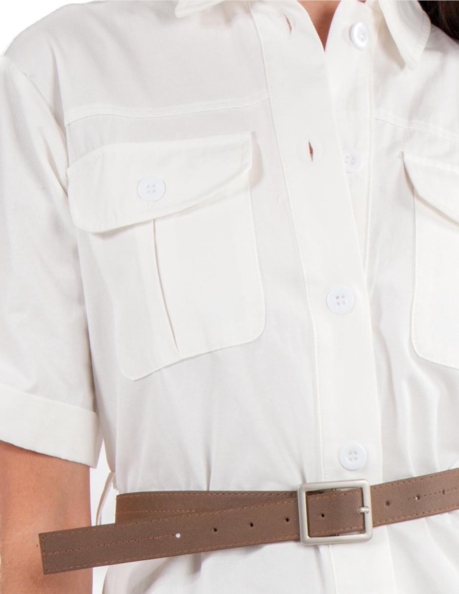 Vestido a la rodilla casual para mujer