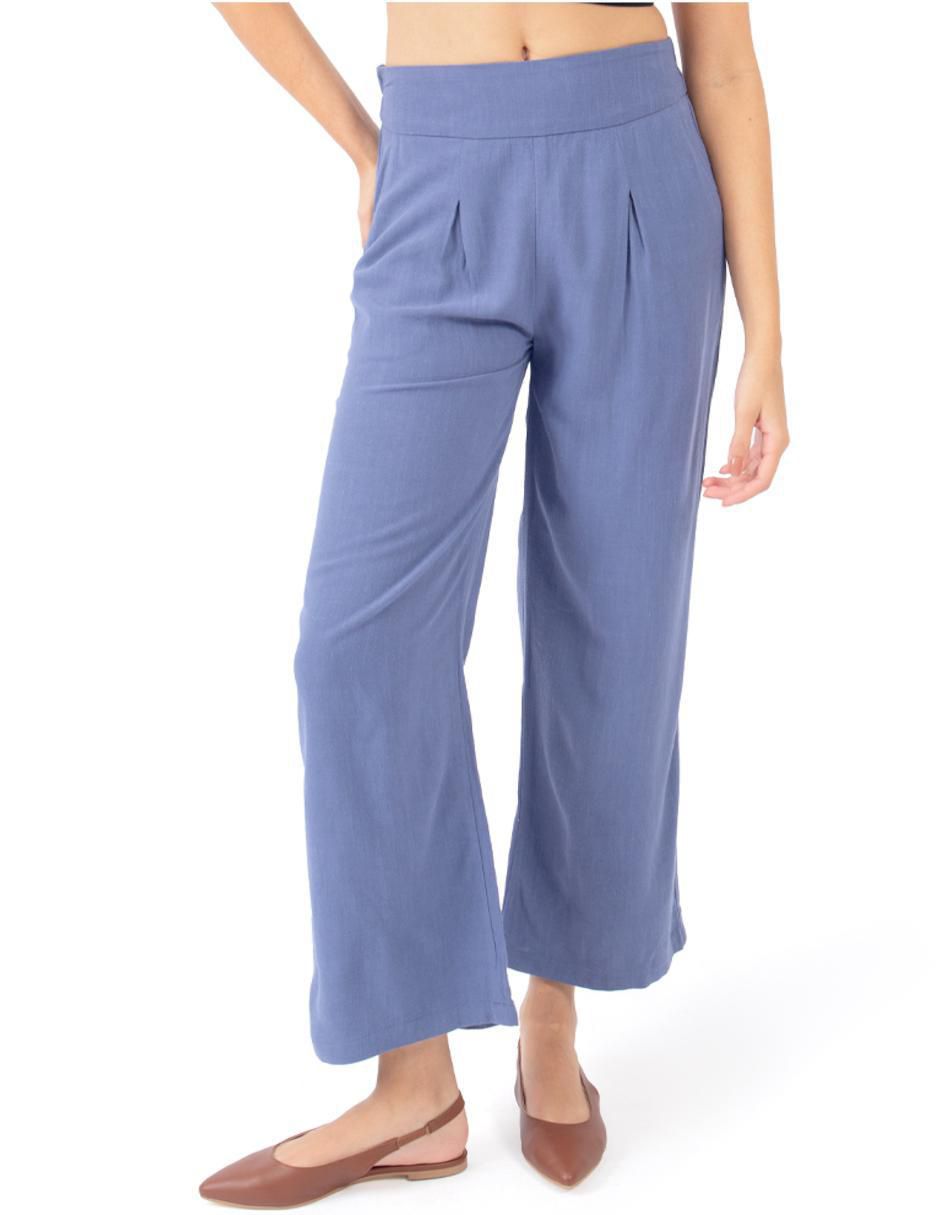 Pantalón capri straight para mujer