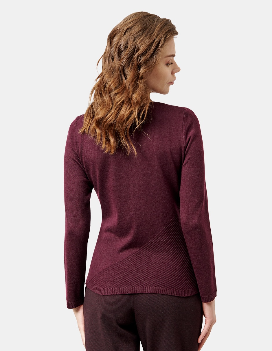Blusa manga larga para mujer
