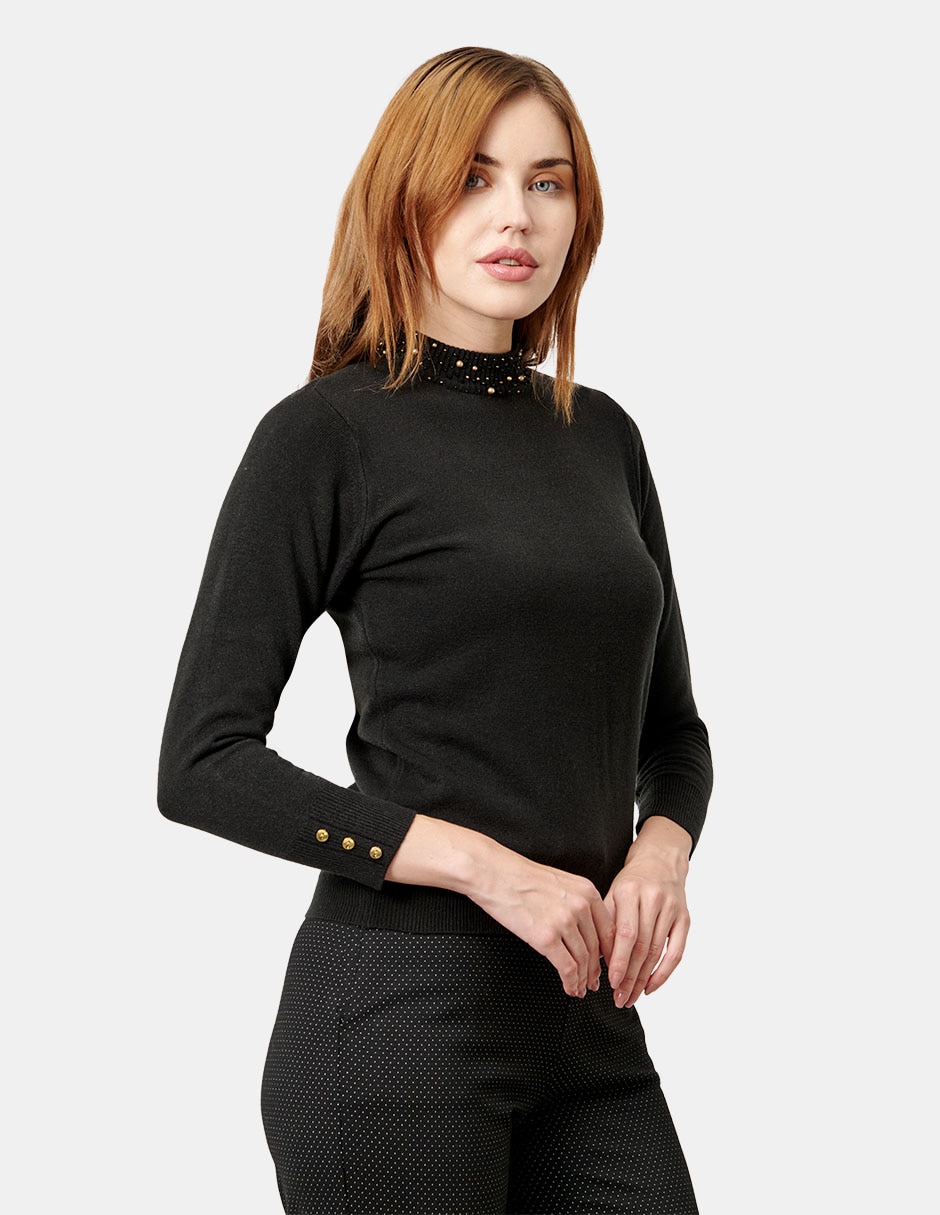 Blusa manga larga para mujer