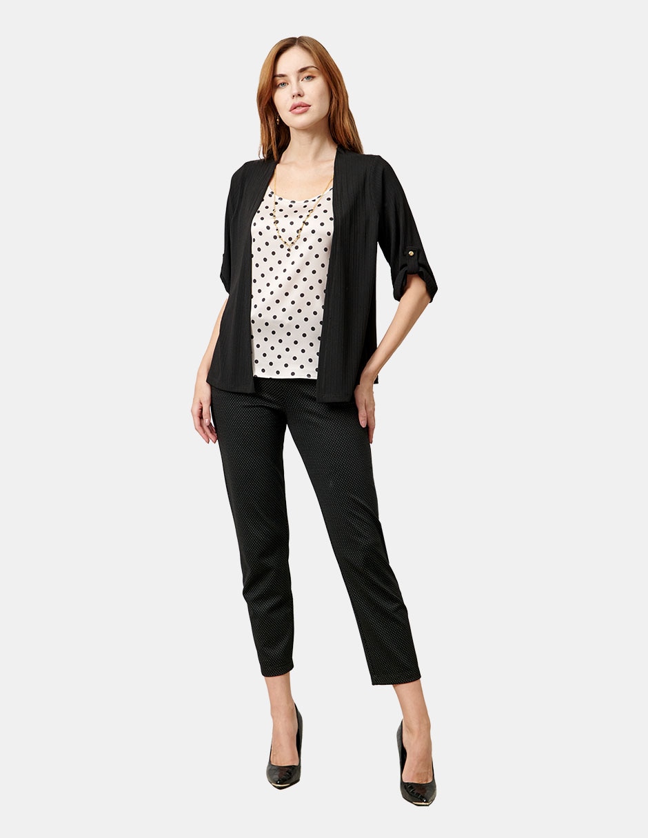 Blusa manga 3/4 para mujer