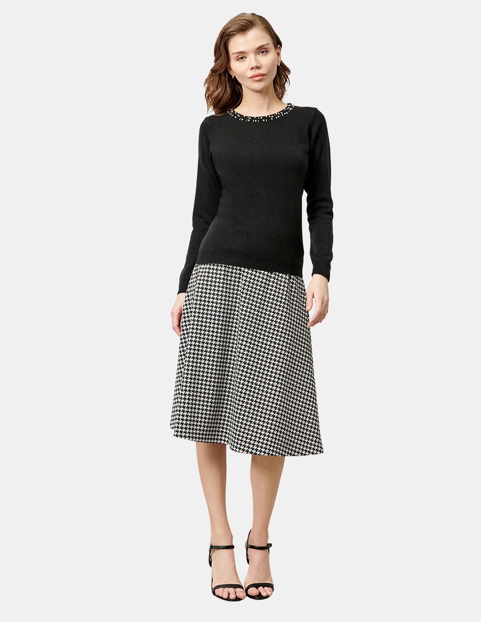 Blusa manga larga para mujer