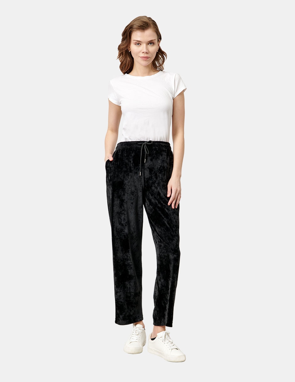 Pants regular con jareta para mujer 5