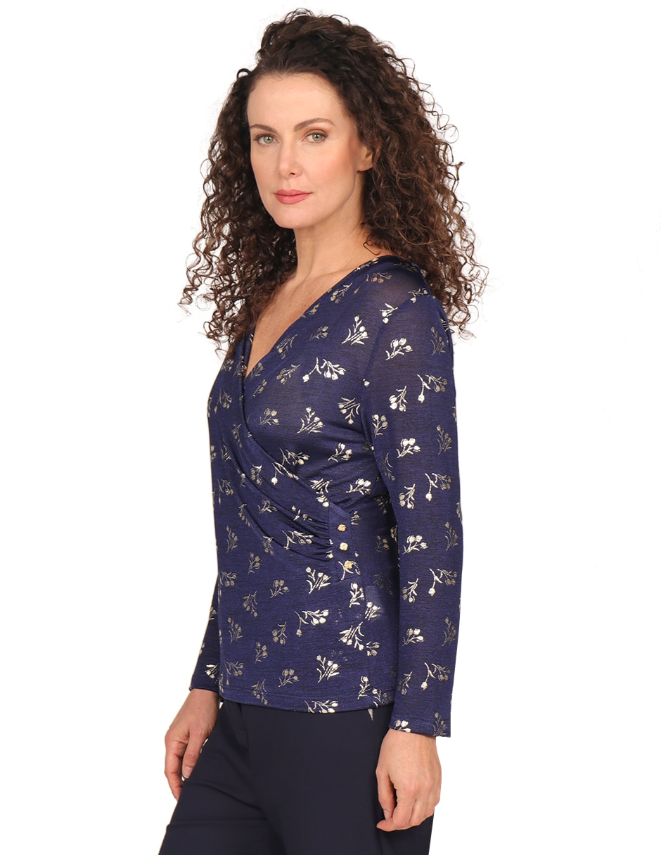 Blusa manga larga para mujer 3