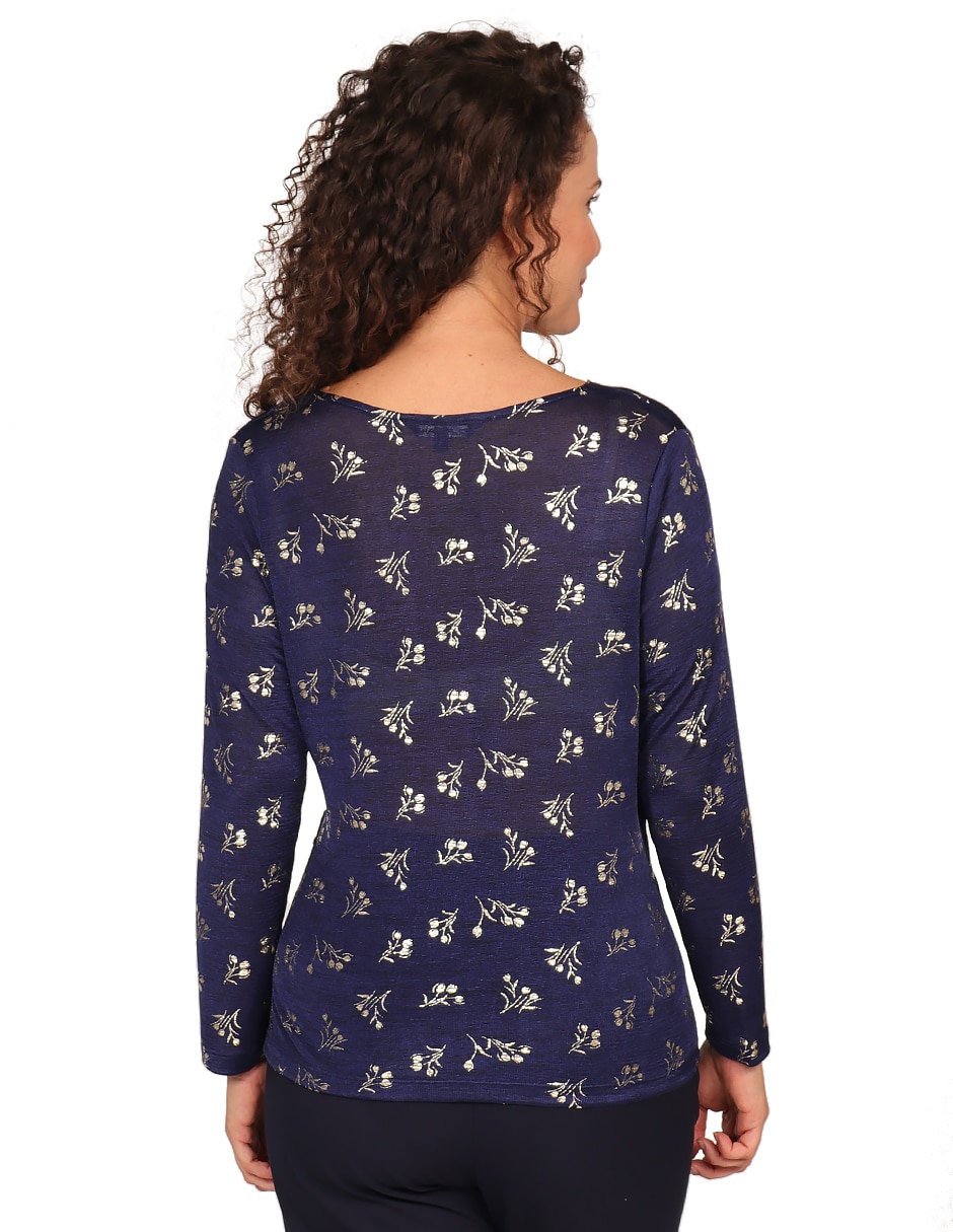 Blusa manga larga para mujer 6