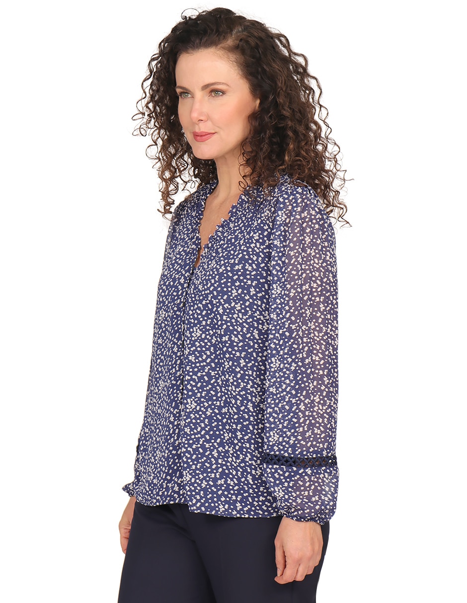 Blusa manga larga para mujer 3