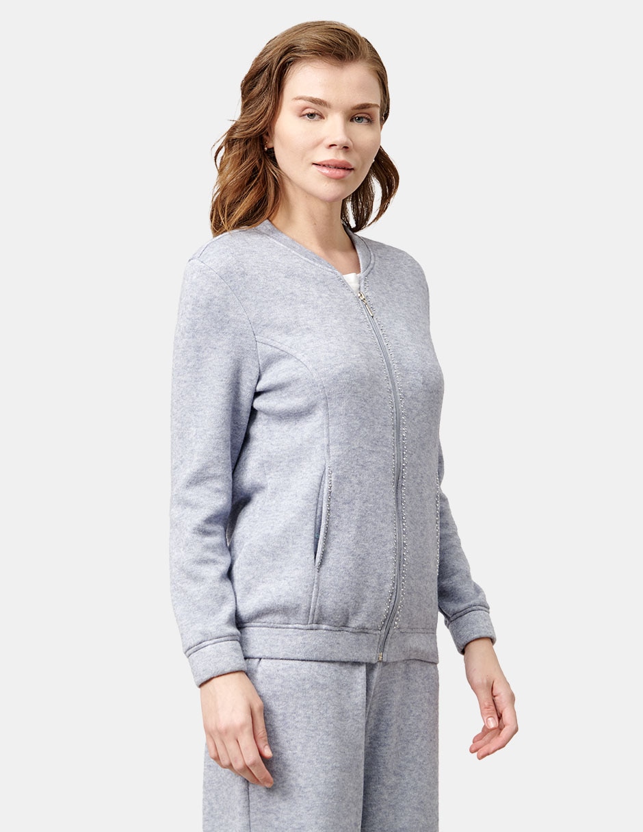 Sudadera con bolsillos para mujer