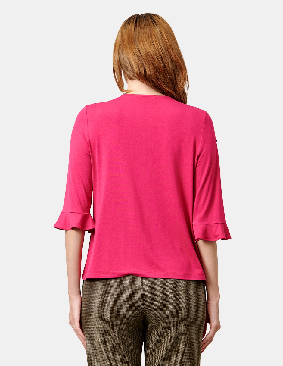 Blusa manga 3/4 para mujer