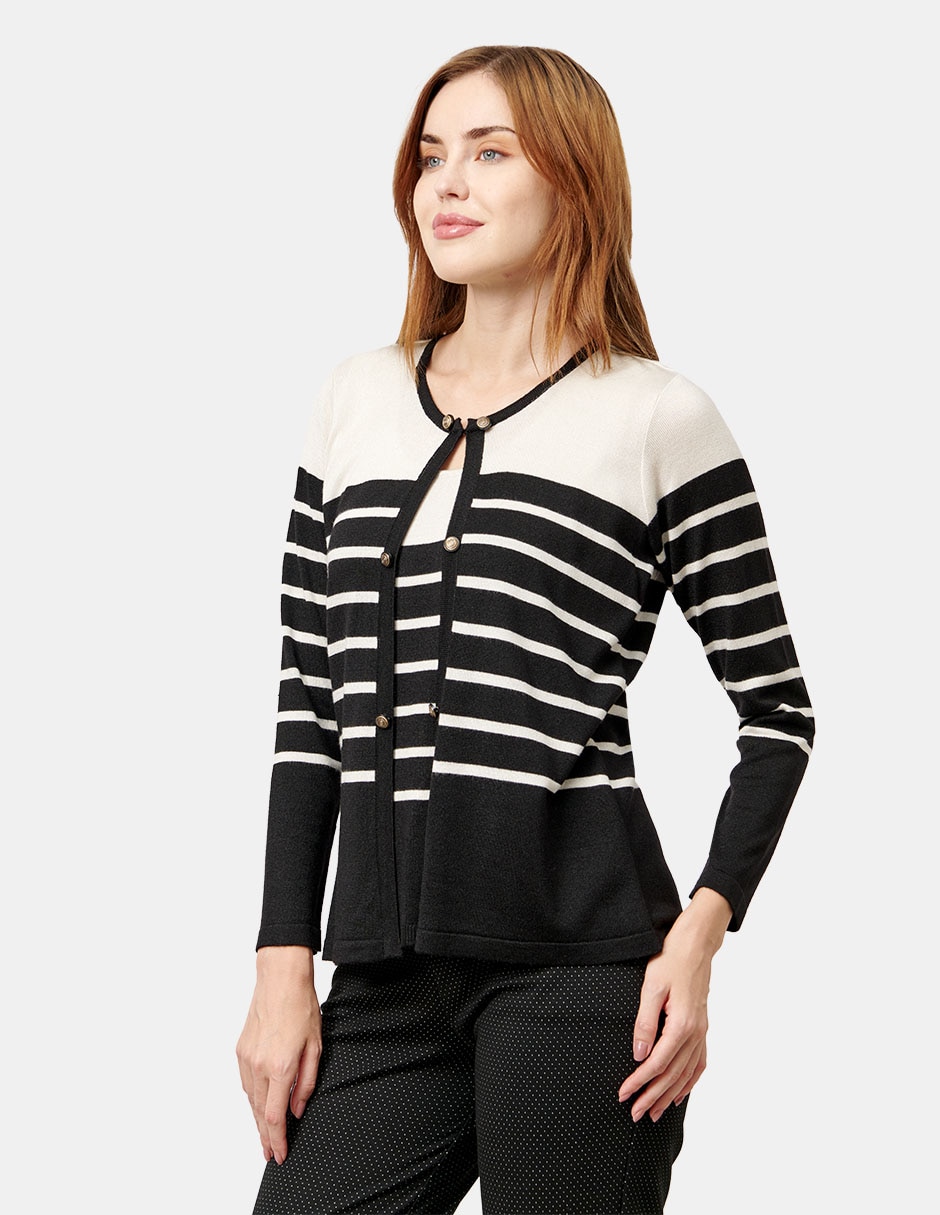 Blusa manga larga para mujer