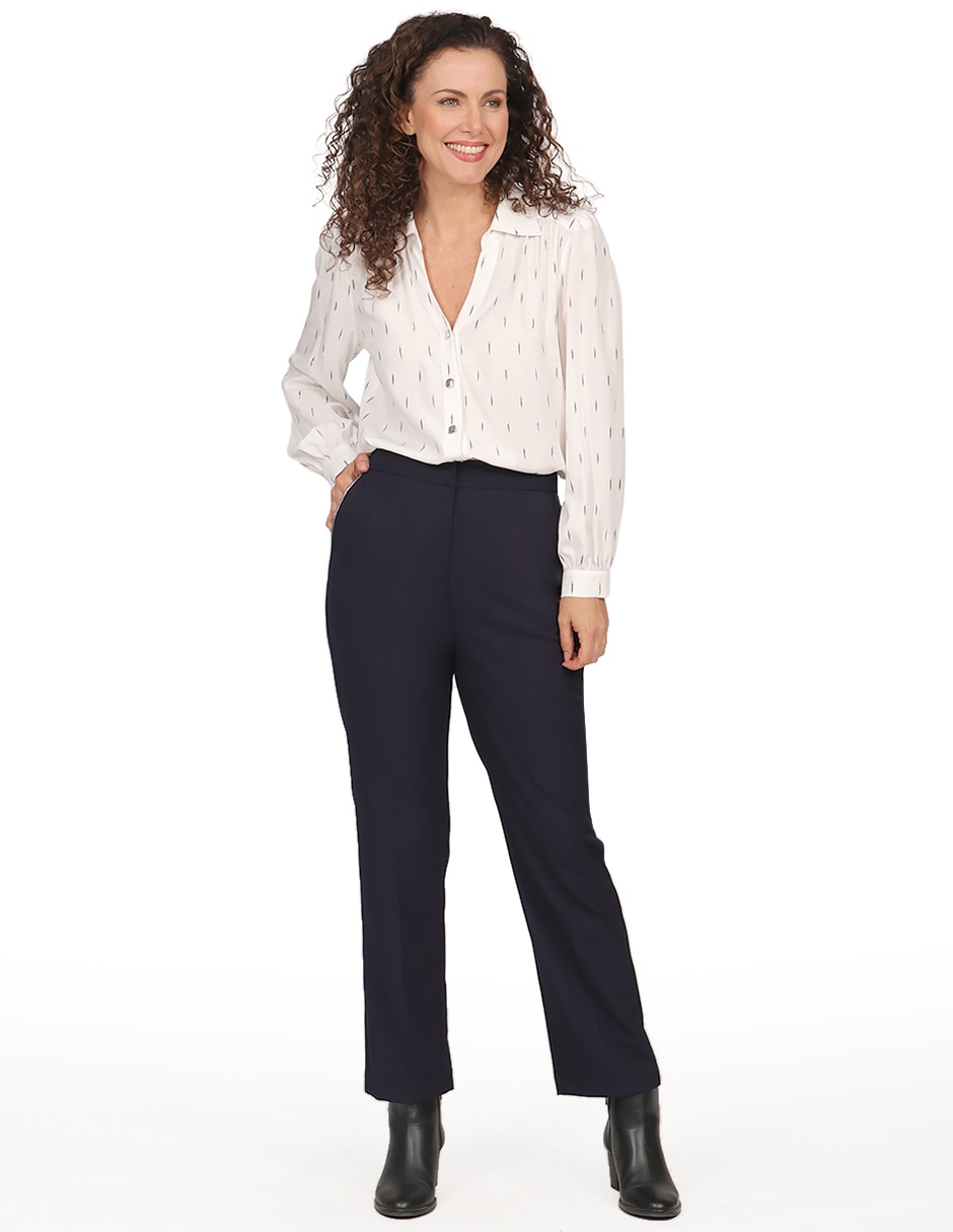 Pantalón de vestir slim para mujer 2