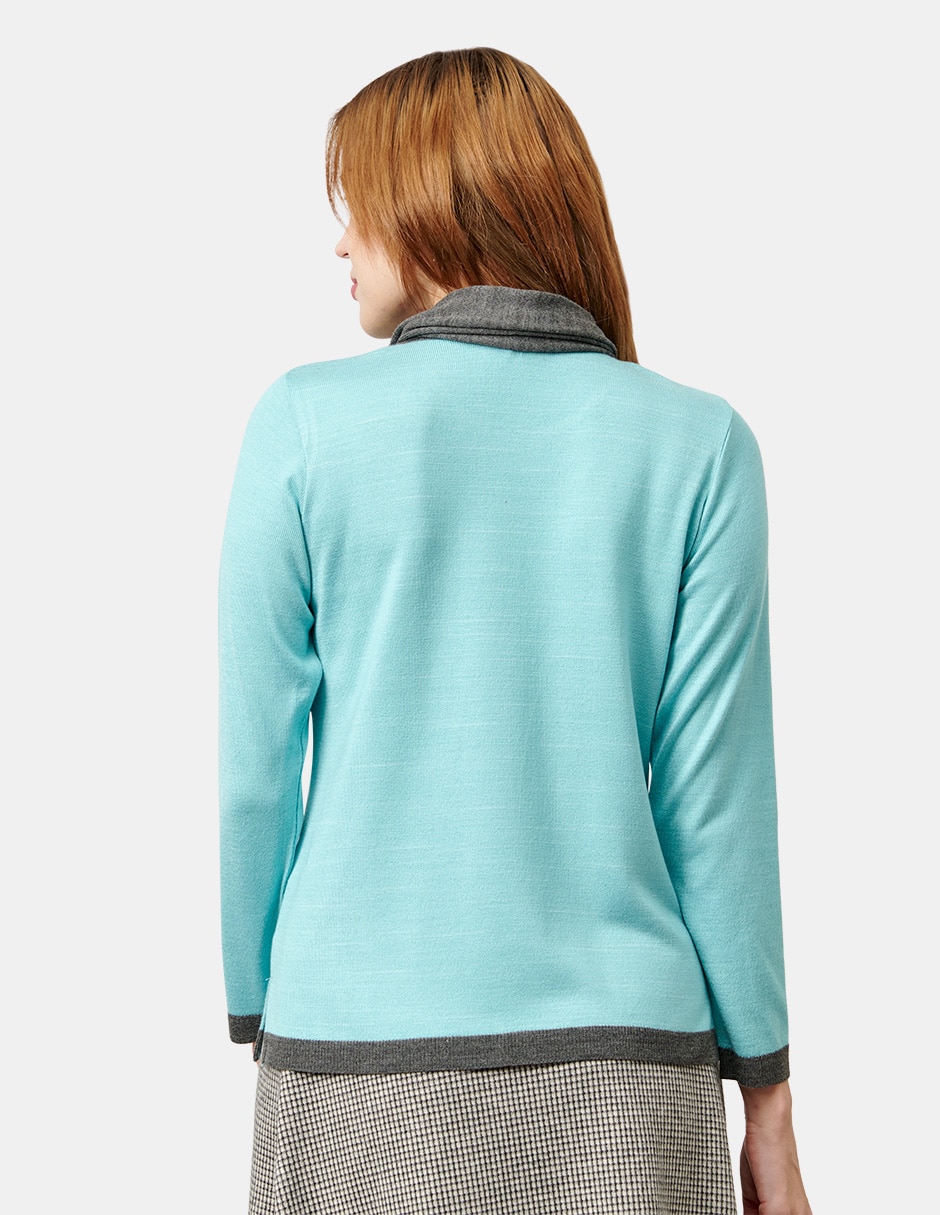 Blusa túnica manga larga para mujer 3