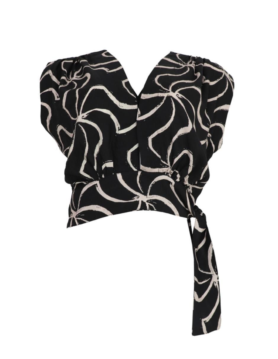 Blusa manga corta para mujer