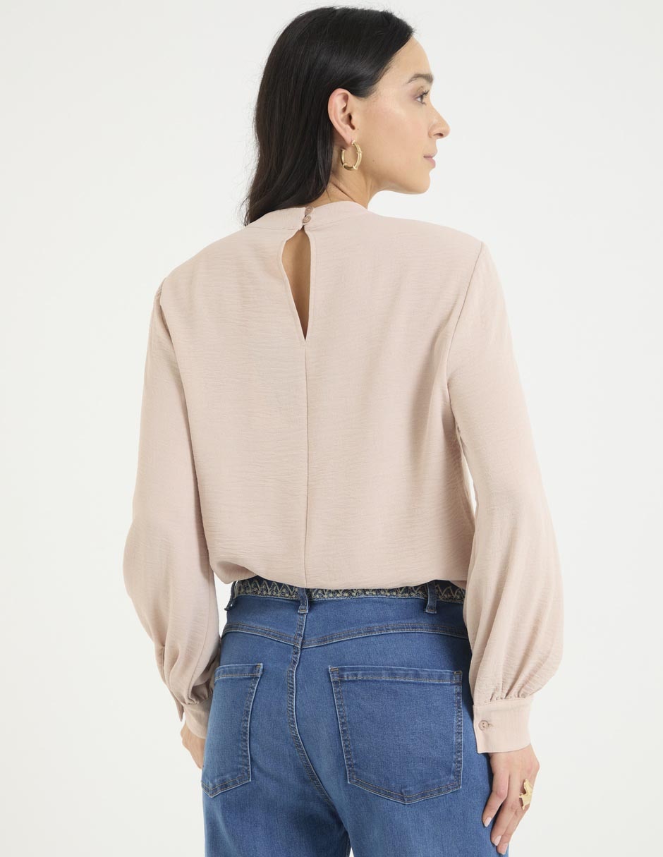 Blusa Damaia Atelier manga larga para mujer