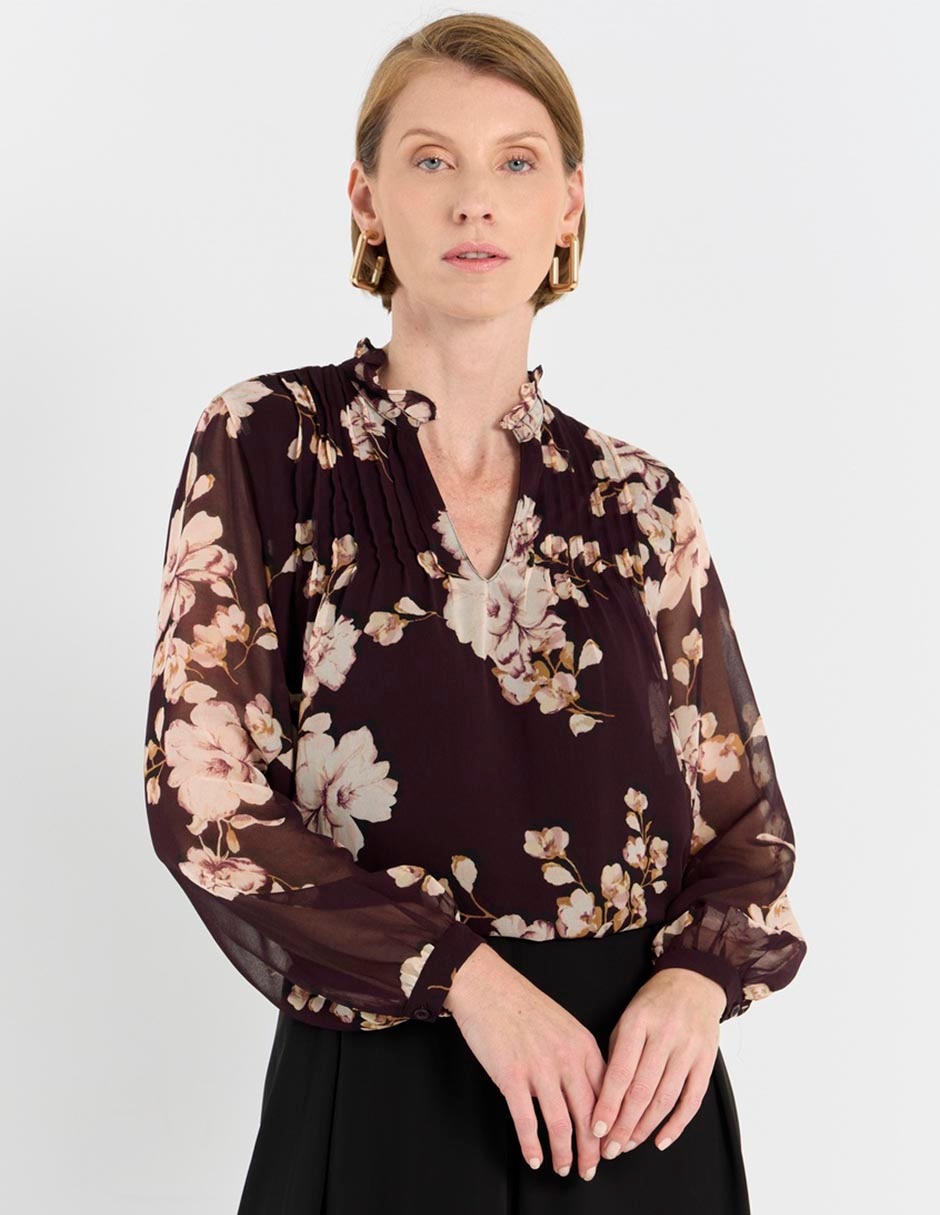 Blusa manga larga para mujer 1