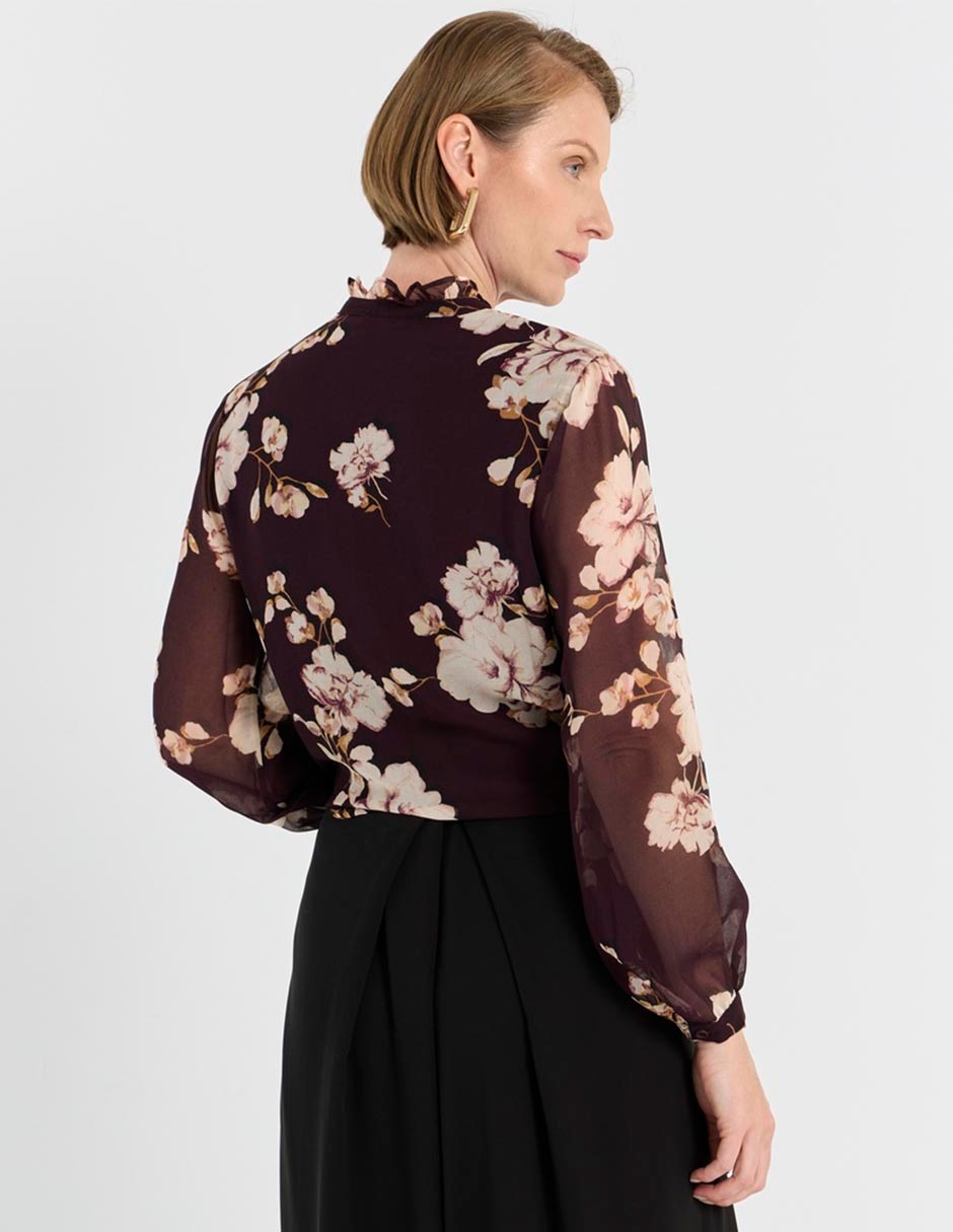 Blusa manga larga para mujer 6