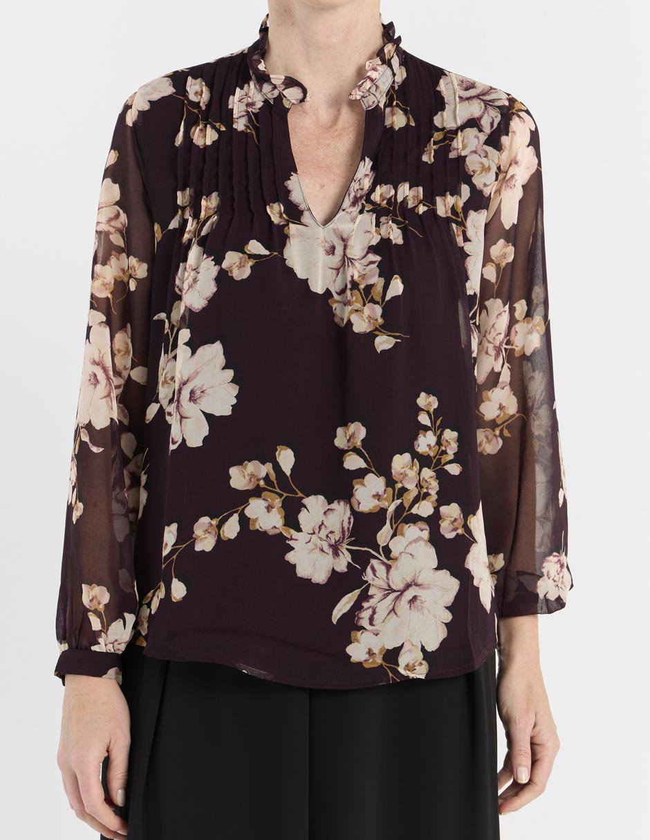 Blusa manga larga para mujer 9